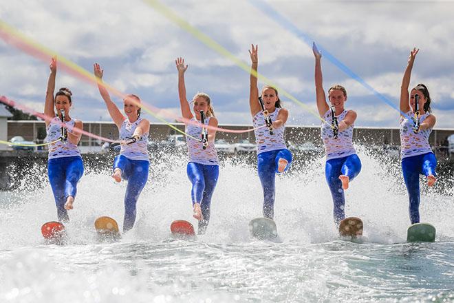2016 FOS  - Waterski display © Saltwater Images